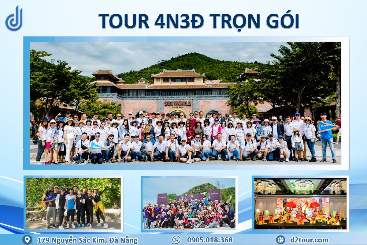 Tour 4N3D trọn gói + D2tour + D2tour